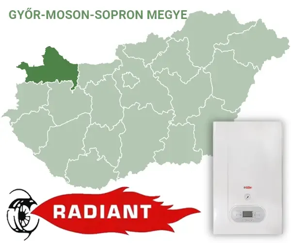 radiant szervizek Győr-Moson-Sopron megyében